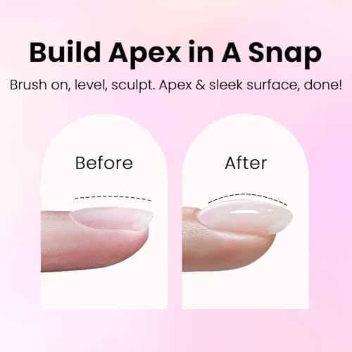 Lavender Violets Milky White Builder Base Coat and Top Coat Set, 15ml Base Gel Glossy No Wipe Top Gel Shiny Effect Building Extension Enhance Harden for Weak Thin Nails A102A112