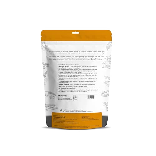 Just Jaivik Organic Henna Powder for Hair – 227g