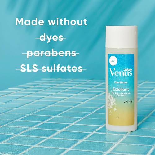 Gillette Venus Women's Exfoliant Scrub, Pre-Shave Sea Salt Exfoliant Scrub ? 6.7 oz