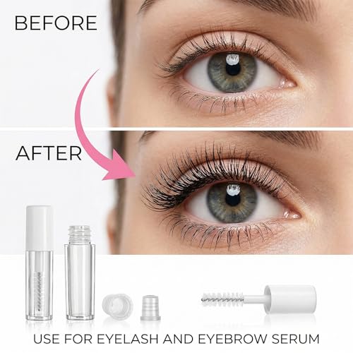 30 Pcs 3ml Empty Mascara Tubes with Wands & Stoppers
