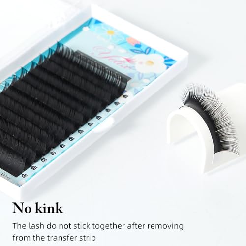 Matte Round Lash Extensions - CC 0.07mm, 8-15mm Mixed Length
