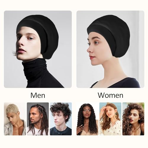 Satin Bonnet Sleep Cap with Adjustable Strap - Frizz Control