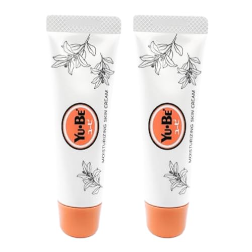 Yu-Be Moisturizing Skin Cream Tube (Duo): Dry & Damaged Skin Relief Cream for Night and Day | Deeply Hydrating Moisturizer for Severely Dry Skin | Vegan Paraben & Cruelty Free - 1 fl oz/28mL x 2