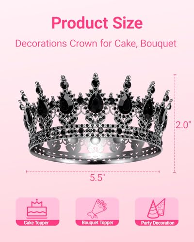 Schmoopy Crown Tiara for Adult Women Birthday Party Decorations