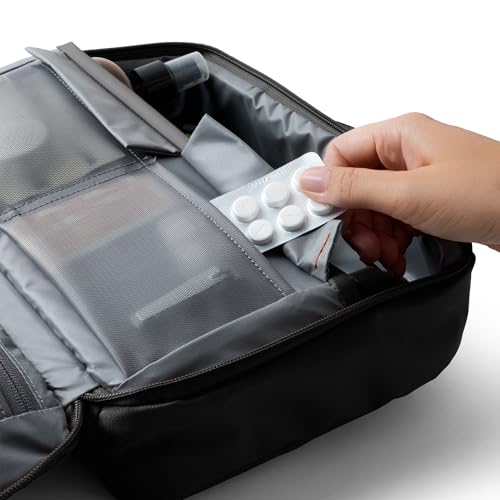 Bellroy Hanging Toiletry Kit Plus - Black Travel Bag, 8L
