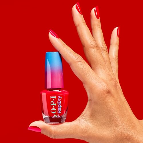 OPI RapiDry Quick Dry Nail Polish - Bright Coral Red - Haul Sass