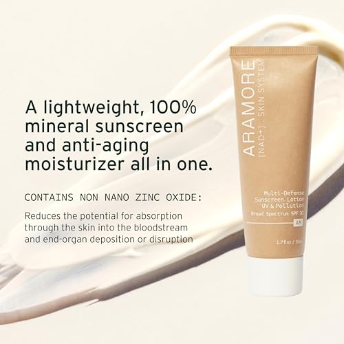 100% Mineral Sunscreen & Anti-Aging Moisturizer with Non-Nano Zinc Oxide. Broad Spectrum UVA/UVB Protection. Hypoallergenic and Fragrance-Free