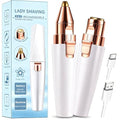 2-in-1 Electric Facial Hair Remover & Eyebrow Trimmer for Women