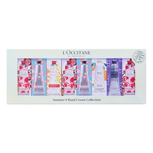 L'OCCITANE Hand Cream Set – 8 Travel-Size Moisturizing Tubes
