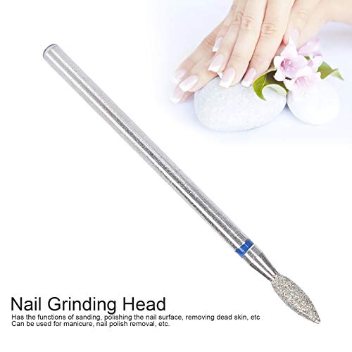 50Pcs Nail Drill Bits Set Professional Nail Polishing Head Manicure Gel Cuticle Remover for Manicure Pedicure Nails Salon Home Use(M-2.7MM)