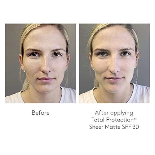 Colorescience Total Protection Sheer Matte SPF 30 Sunscreen Brush For Oily and Acne-Prone Skin, Unscented 0.15 Ounce, Powder