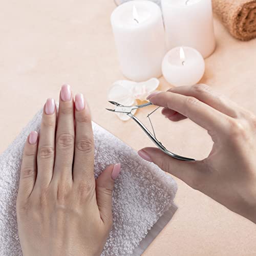 Professional Silver Cuticle Nippers - Nail & Pedicure Tool