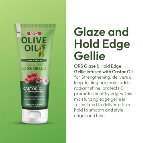 ORS Style & Sculpt Edge Gellie with Castor Oil for Strengthening 3.5 Ounces