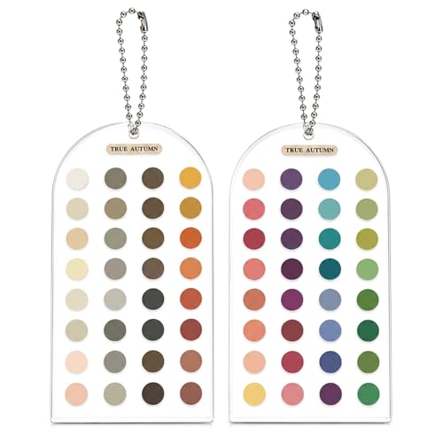 True Autumn Color Palette Cards - 2 Pc Swatch Guide