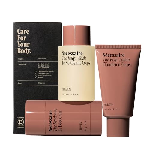 Nécessaire Body Essentials Travel Set - Wash, Lotion & Deodorant