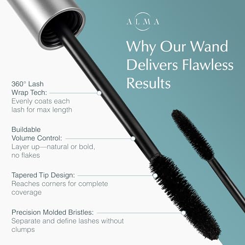 Tubing Mascara for Lash Extensions | Water-Based, Peptide Infused