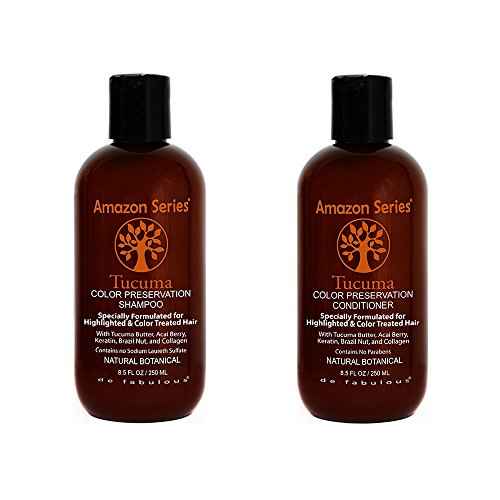 Amazon Series Tucuma Color Preservation Shampoo & Conditioner Set 8.5 fl oz