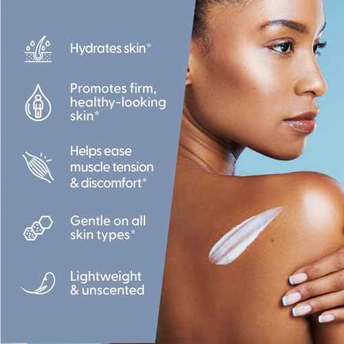 M3 Naturals Unscented Magnesium Lotion for Sleep & Leg Cramps, Suitable for Sensitive Skin, Helps with Muscle Relaxation, Soothes Tired Legs & Foot Aches and Supports Restful Nights, 8 fl oz