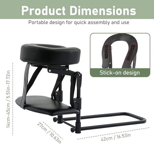 Massage Headrest for Bed - Adjustable Face Cradle Pillow