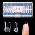 Gellen Extra Short Square Nail Tips - 504pcs Clear Press-On Nails