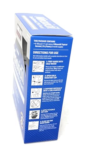 Kirkland Signature 5% Minoxidil Foam for Men - 6 Month Supply