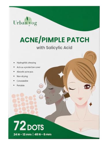 Urban Yog Acne Pimple Patch - 72 Hydrocolloid Stickers
