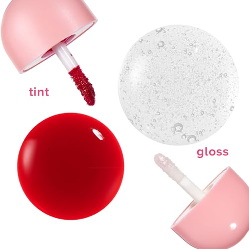 Lottie London Twisted Heart Rose Lip & Cheek Tint Duo