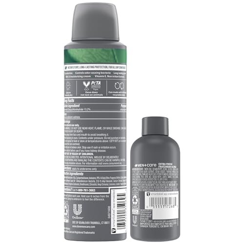 Men's Antiperspirant Spray & Travel Body Wash Set - 72H Protection