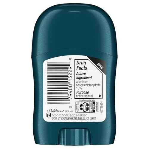 Degree Men¡¯s Travel Deodorant 3-Pack ? 72H Body Heat Activated Mini Antiperspirant Stick, 0.5 Oz Ea