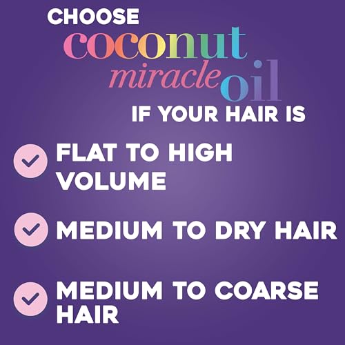 OGX Extra Strength Damage Remedy + Coconut Miracle Oil Shampoo for Dry,Frizzy or Coarse Hair,Hydrating & Flyaway Taming Shampoo,Paraben-Free,Sulfate-Free Surfactants,25.4 Fl Oz,(Pack of 2)