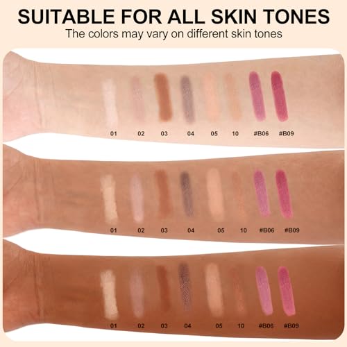 Shimmer Eyeshadow Stick - Waterproof Plum Purple Cream