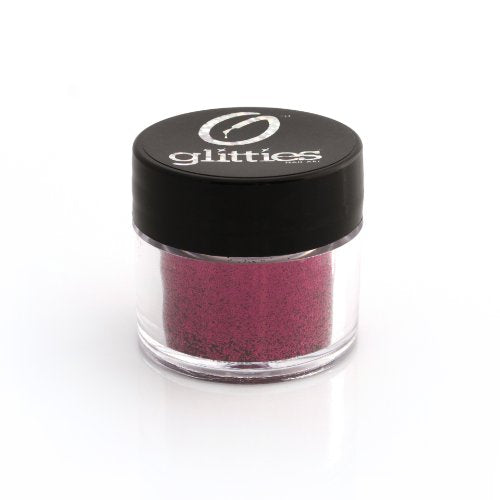 GLITTIES - Razzmatazz Matte - Loose Fine Glitter Powder (.008") - Great for Nail Art, Nail Polish, Gel, Gel Polish or Acrylic Nail Powder - Solvent Resistant - (30 Gram Jar)