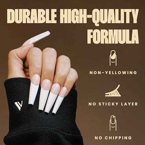 V Beauty Pure No Wipe Gel Top Coat - High Gloss UV LED Clear Polish, 15ml