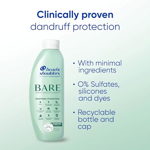 Head & Shoulders Unscented BARE Hydration Anti-Dandruff Shampoo 13.5 Fl Oz