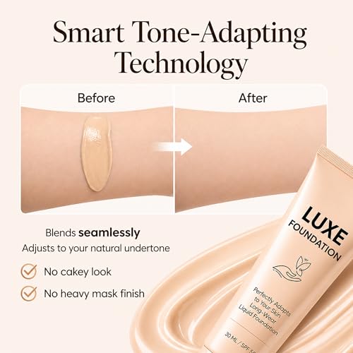 LUXE FOUNDATION Long-Wear Hydrating Liquid Foundation for Mature Skin