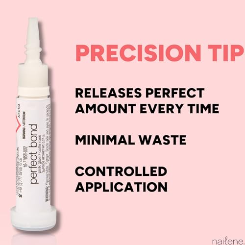 Strong Nail Glue for Press On Nails - 2 Pack, Fast Drying Adhesive