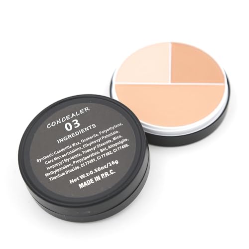 3 Color Concealer Cream Contour Correct 03