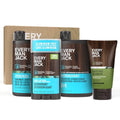 Every Man Jack Men's Bath and Body Gift Set - Coconut + Driftwood Scent - Clean Ingredients - Includes Hydrating Body Wash, 2-in-1 Shampoo, Aluminum-free Deodorant & Face Wash