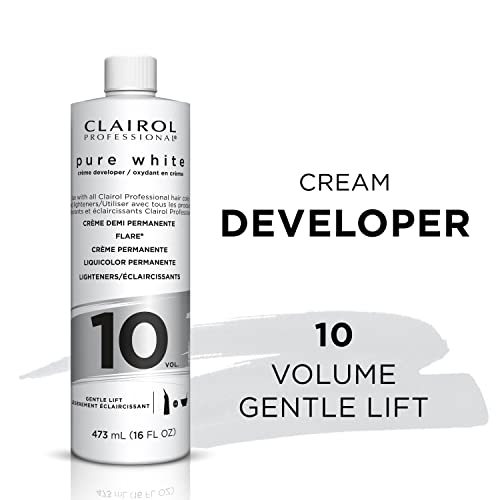 Clairol Professional Pure White 10 Volume Hair Developer 16 Fl Oz