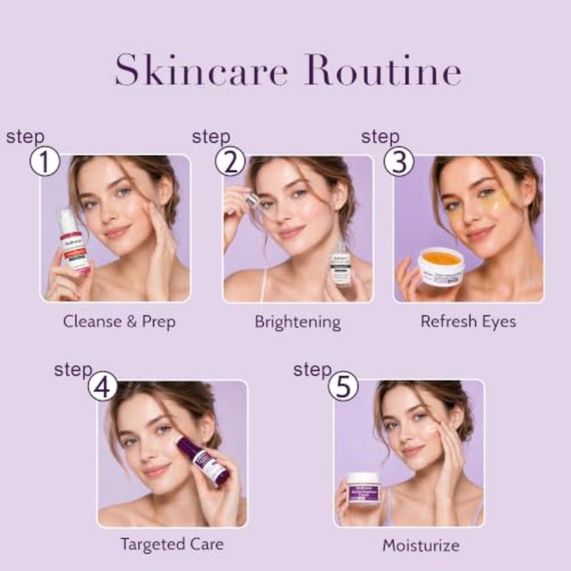 5-Piece Daily Facial Care Set - Moisturizing Skincare Kit