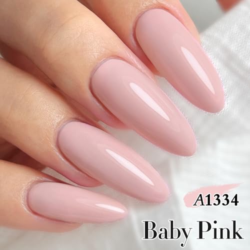 Double Rhythm Baby Pink Gel Nail Polish 15ML Soak-Off UV/LED Manicure