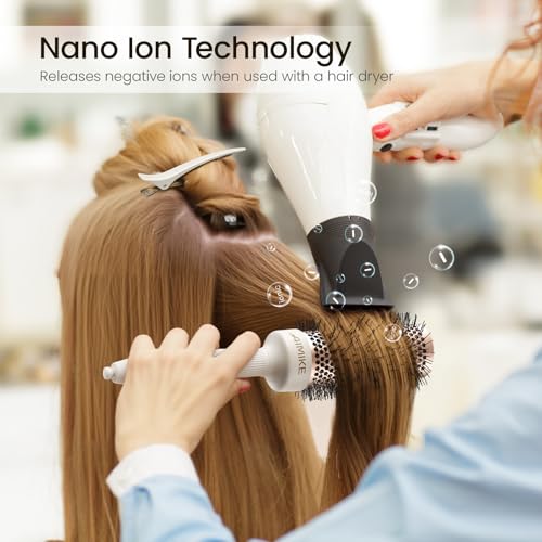 AIMIKE NaturaVol Round Brush for Blow Drying & Styling - 1.7" Barrel