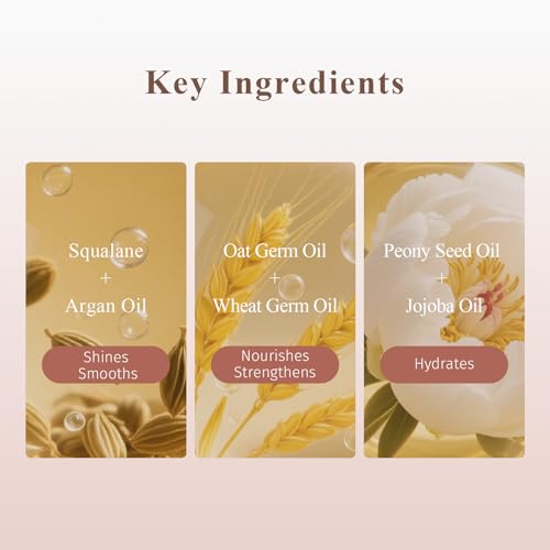 Dear Irean Rose Hair Oil - Argan & Jojoba, 1.35oz