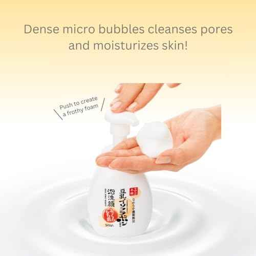 Nameraka Honpo Foam Face Wash NC 200 mL / 6.8 Net fl. oz. Imported from Japan