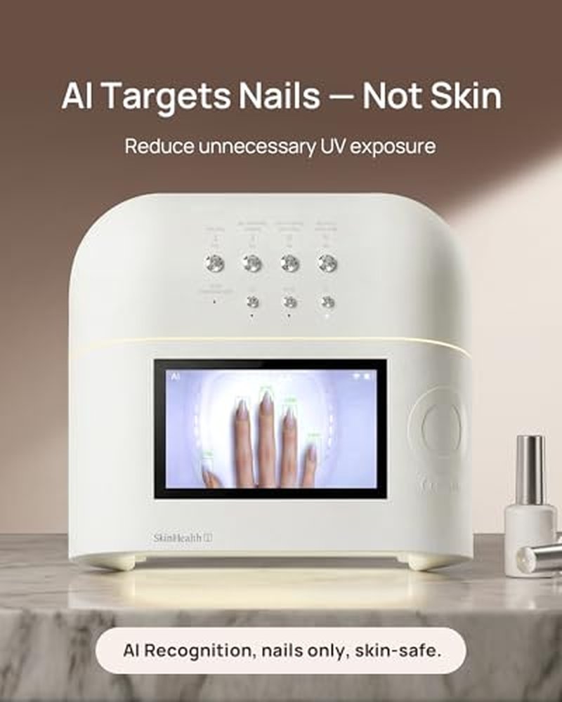 AI UV LED Nail Lamp - 109 LEDs with HD Display & Smart Curing