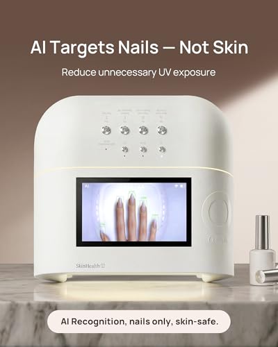 AI UV LED Nail Lamp - 109 LEDs with HD Display & Smart Curing