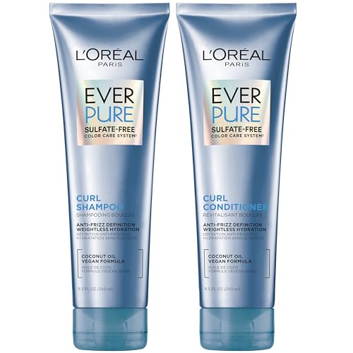 L'Oreal Paris EverPure Curly Hair Shampoo & Conditioner Set