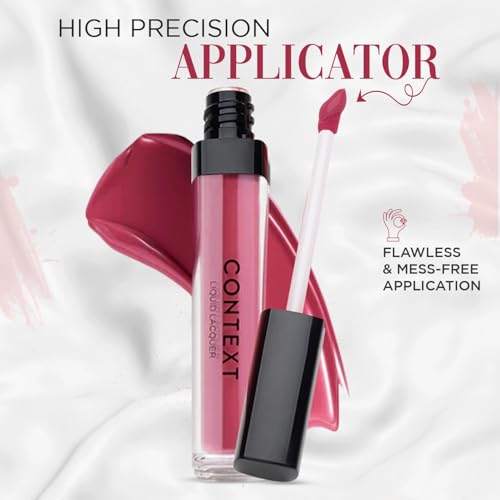 CONTEXT SKIN Liquid Lipstick - Long Lasting, Transfer Proof, Say Love