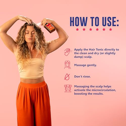 Lola From Rio Hair Tonic Spray for Women - Hair Strengthening & Thickening Treatment - 8.45 fl oz