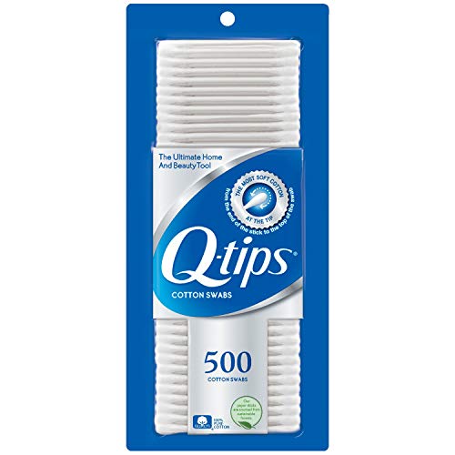 Q-Tips Cotton Swabs 500 Count + DenTek Triple Clean Floss Picks 90 Count Bundle